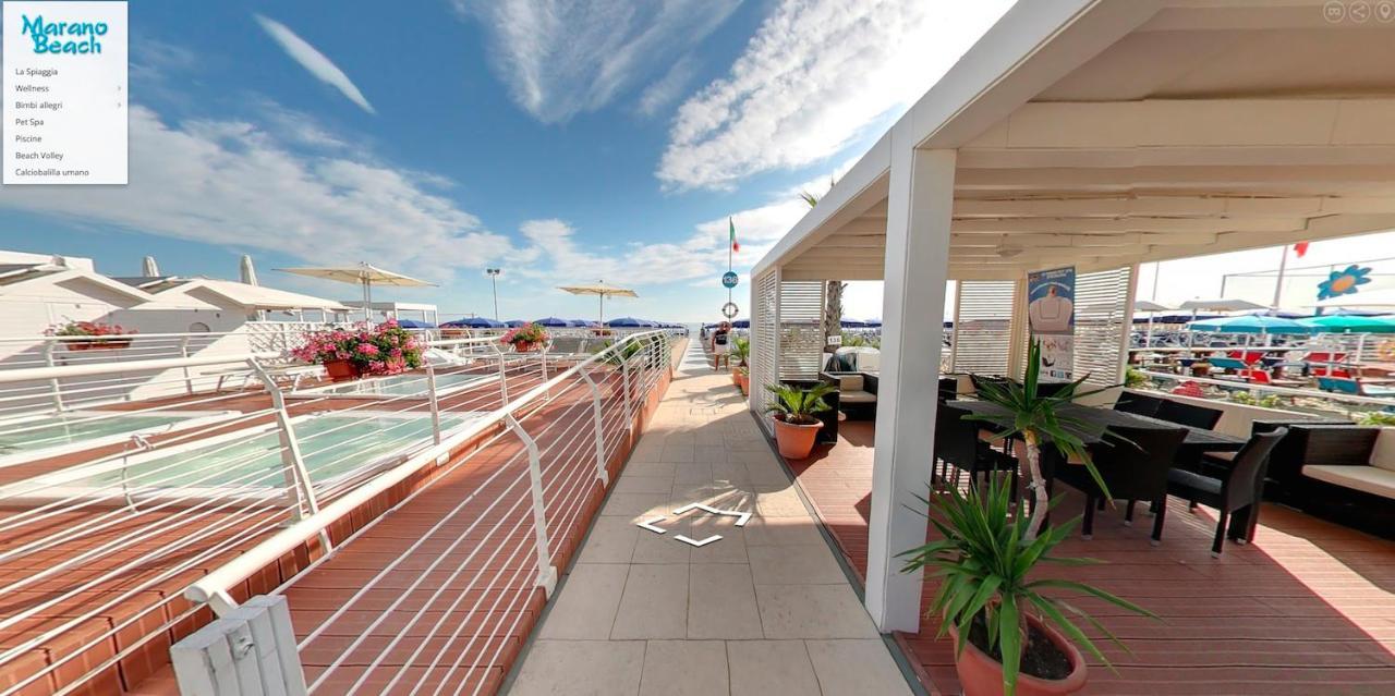 Riccione Beach Hotel - Enjoy Your Summer -Beach Village Incluso Eksteriør billede